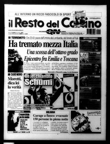 Il Resto del Carlino : giornale dell'Emilia